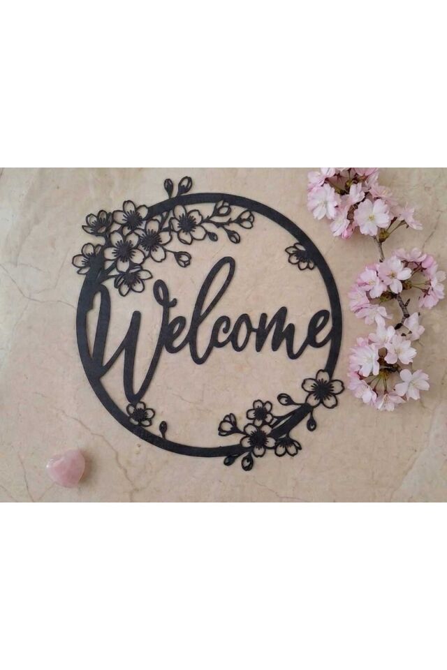 Kapı Süsü Organizer Düzenleyici Welcome Duvar Sü Pratik Kullanım Yer Tasarrufu Sağlayan