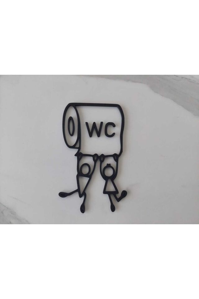 Kapı Süsü Organizer Düzenleyici WC Tabelası- Pratik Kullanım Yer Tasarrufu Sağlayan