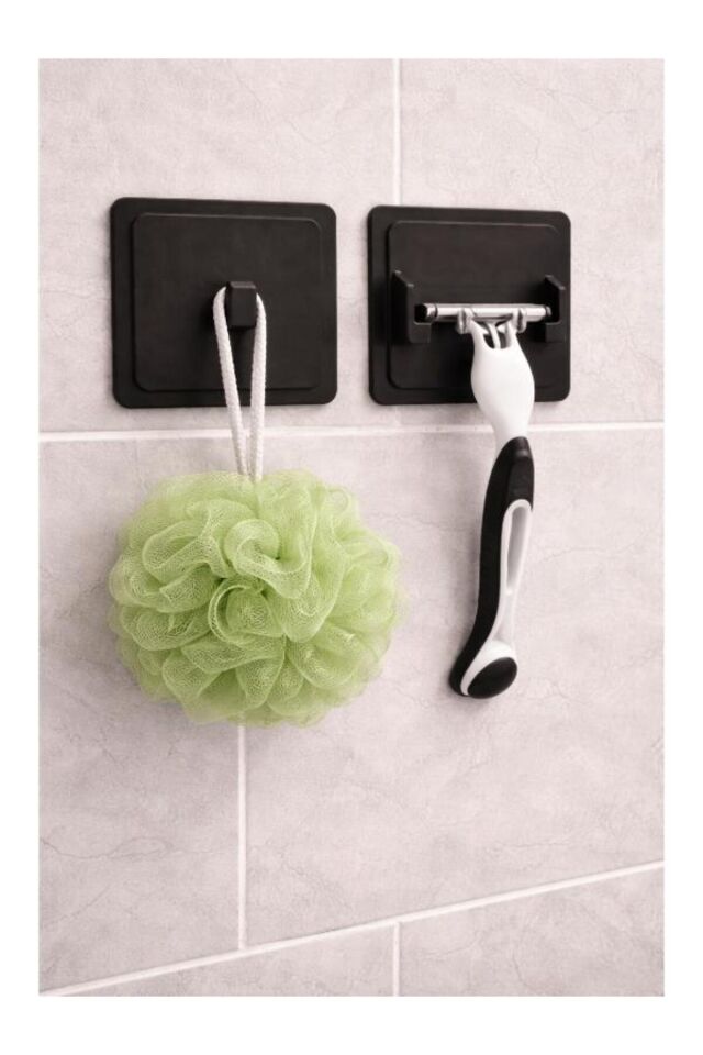 Banyo Düzenleyici Organizer 2'Li Permatik Tutucu Lif -Banyo Düzenleyici-Jilet Aparat Pratik Kullanım Yer Tasarrufu Sağlayan