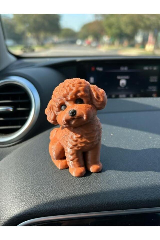 Torpido Aksesuar Organizer Düzenleyici Sevimli Köpek Toy Poddle Araba Süsü, Masa Süsü,Ofis süsü Minik Süs Pratik Kullanım Yer Tasarrufu Sağlayan