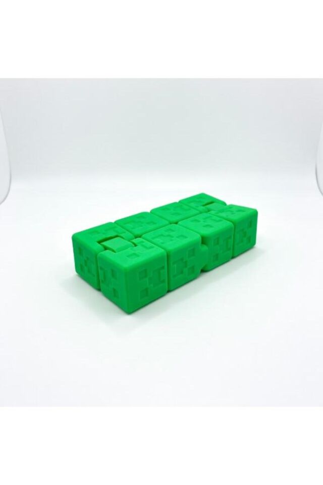 Eğitici Oyuncak Organizer Düzenleyici Pikselli Temalı Sonsuz Küp Fidget Infinity Cube -Katlanabilir stress küpü Pratik Kullanım Yer Tasarrufu Sağlayan