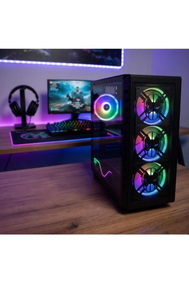 Yayıncı Aksesuarı Organizer Düzenleyici Gamer Setup Dekor – 3 ADET -Estetik deadpool Fan Önü Kapak (120mm)-RGB PC Kasa Dekoru Pratik Kullanım Yer Tasarrufu Sağlayan