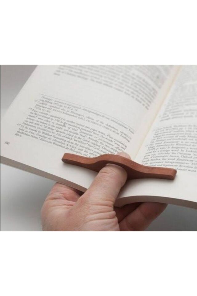 Kitap Tutucu Organizer Düzenleyici Parmak Delikli Sayfa Okuma Aparatı Pratik Kullanım Yer Tasarrufu Sağlayan